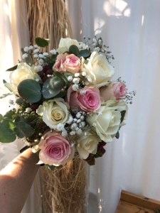 Brautstrauß in rosa weiß